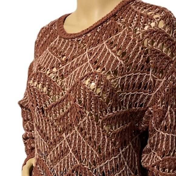 Universal Thread Open Stitch Crochet Sweater - Picture 7 of 11